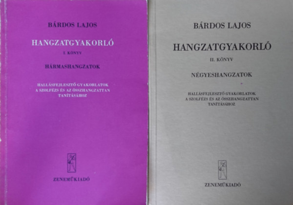 Bárdos Lajos: Hangzatgyakorló I-II. antikvár