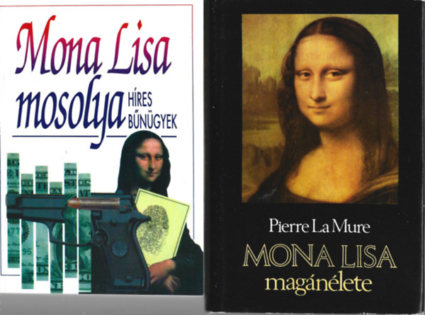 2 db könyv, Mona Lisa mosolya, Pierre La Mure: Mona Lisa magánélete könyv