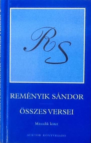 Reményik Sándor: Reményik Sándor összes versei II. antikvár