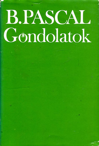 B. Pascal: Gondolatok (Pascal) antikvár
