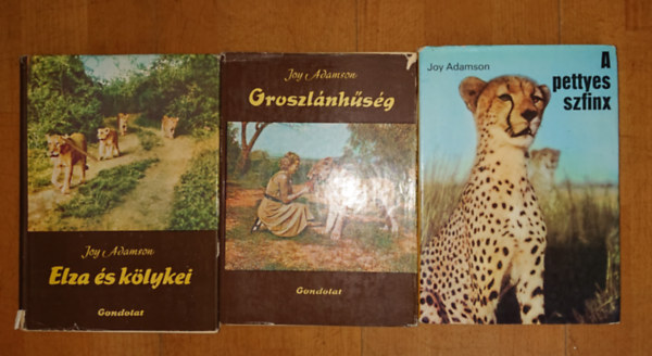 Joy Adamson: Joy Adamson 3 könyve állatokról: Oroszlánhűség, Elza és kölykei, A pettyes szfinx antikvár