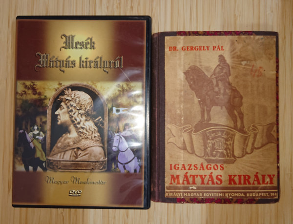 Gergely Pál dr.: Mátyás király-csomag (könyv+DVD): Igazságos Mátyás király + mesék Mátyás királyról (DVD) antikvár