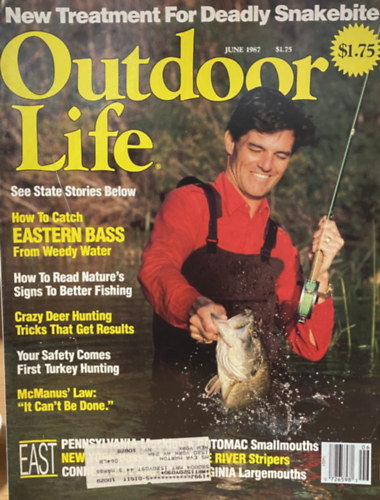 Outdoor Life Magazine June 1987 antikvár
