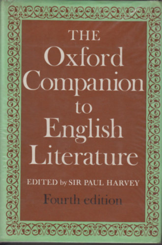 Paul sir Harvey: The Oxford Companion to English Literature antikvár