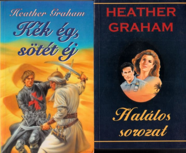 Heather Graham: 2 db Heather Graham regény: Kék ég, sötét éj + Halálos sorozat antikvár