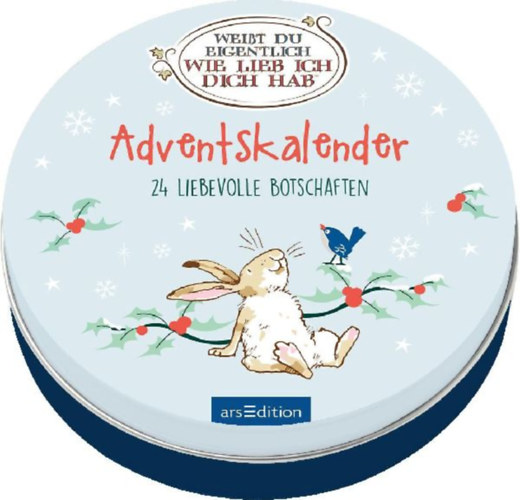 Adventskalender in der Dose. Weißt du eigentlich, wie lieb ich dich hab? idegen