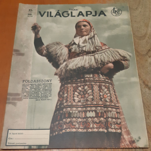 Tolnai Világlapja 45. évfolyam (1943) 32. szám antikvár