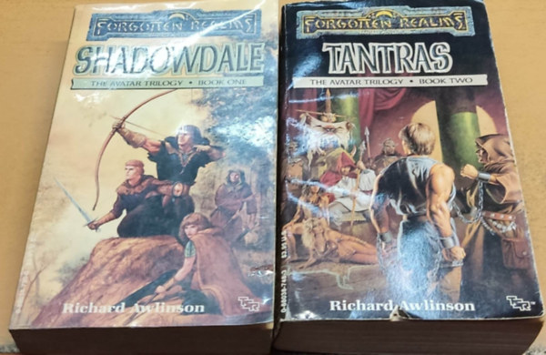 Richard Awlinson: 2 db Forgotten Realms: The Avatar Trilogy Book One - Two: Shadowdale + Tantras antikvár