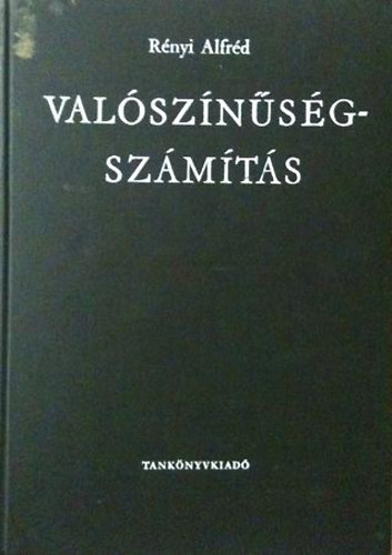 Rényi Alfréd: Valószínűségszámítás antikvár