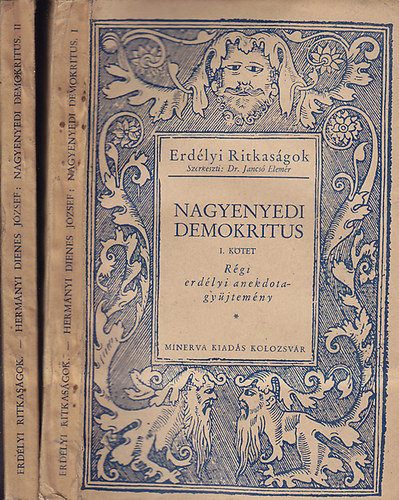 Hermányi Dienes József: Nagyenyedi demokritus I-II. antikvár