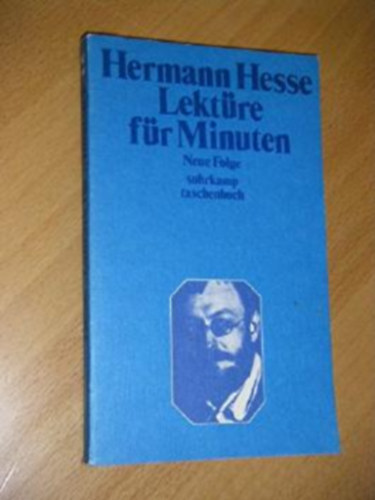 Hermann Hesse: Lektüre für minuten antikvár
