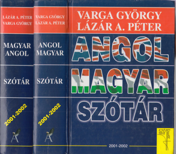 Varga György, Lázár A. Péter: Angol-magyar szótár + Magyar-angol szótár (2 db.) antikvár