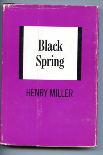Henry Miller: Black spring antikvár