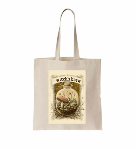 Öko szatyor boszorkányfőzet mintával ajándék