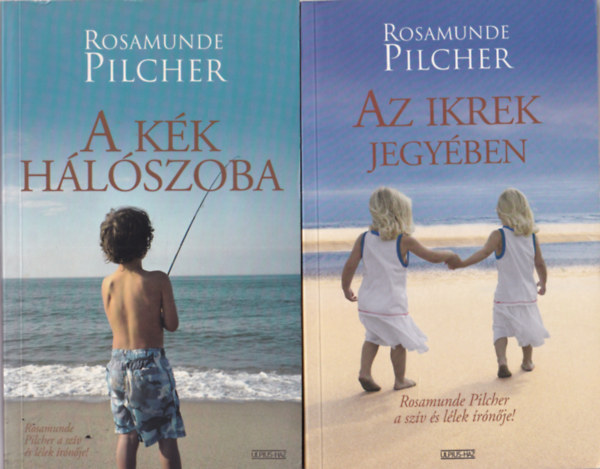 Rosamunde Pilcher: 2 db Rosamunde Pilcher regény: Az ikrek jegyében + A kék hálószoba antikvár