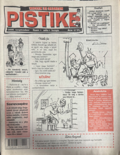 Pistike 2000. szeptember antikvár