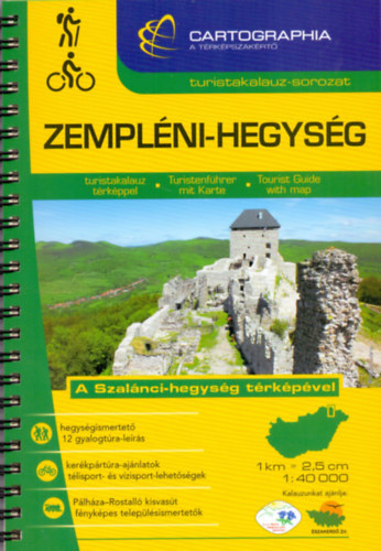 Zempléni-hegység turistatérkép (Cartographia turistakalauz-sorozat) - a Szalánci-hegység térképével (kerékpártúra útvonalakkal is) antikvár