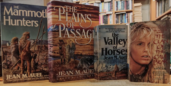 Jean M. Auel: 4 db Earth's Children: The Clan of the Cave Bear, 1980 The Valley of Horses, 1982 The Mammoth Hunters, 1985 The Plains of Passage, 1990 antikvár