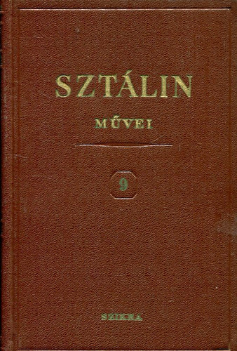 Sztálin művei 9.I.V. Sztálin művei 1926 december-1927 július antikvár