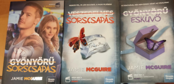 Jamie McGuire: Gyönyörű sorscsapás + Veszedelmes sorscsapás + Gyönyörű esküvő antikvár