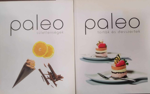 Több szerző: 2 db szakácskönyv: Paleo sületlenségek + Paleo torták és desszertek antikvár