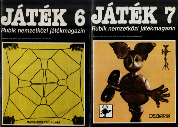 Rubik Ernő: Játék 6-7. - Rubik nemzetközi játékmagazin. könyv