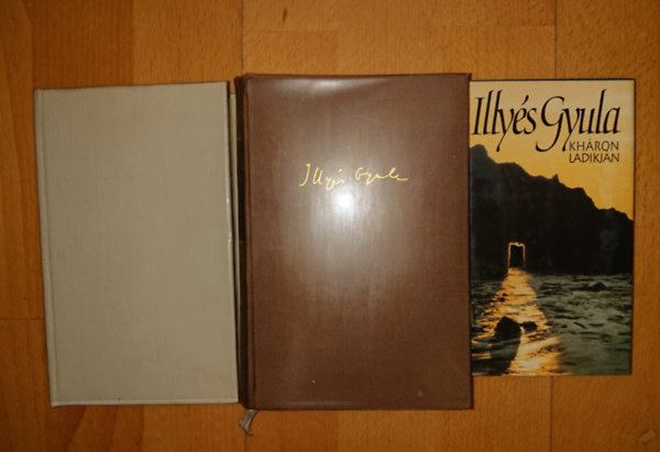 Illyés Gyula: Illyés Gyula 3 kötete: Kháron ladikján, Összes művei I. (Versek, műfordítások), Puszták népe / Ebéd a kastélyban antikvár