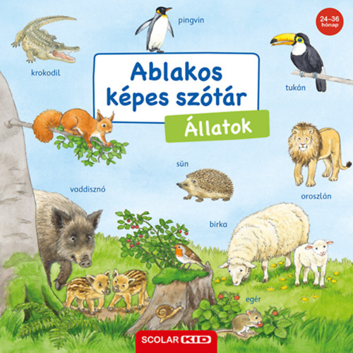 Susanne Gernhauser: Ablakos képes szótár - Állatok könyv