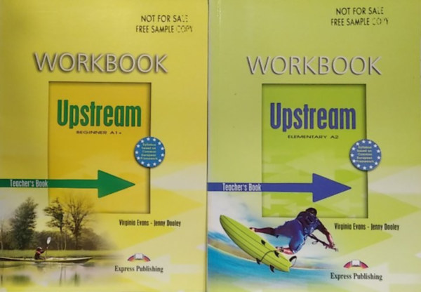 Virginia Evans - Jenny Dooley: Upstream Beginner A1+ Workbook Teacher's Book+ Upstream Elementary A2 Workbook Teacher's Book antikvár