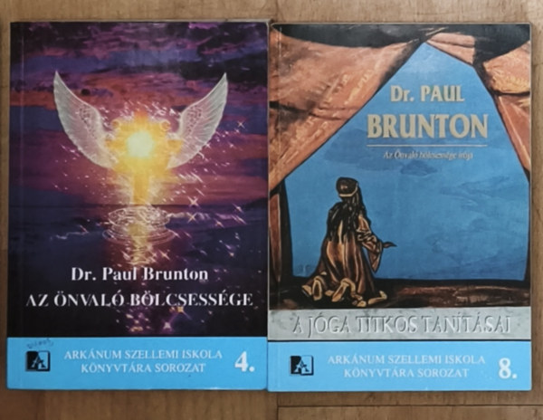 Dr. Paul Brunton: 2db Dr. Paul Brunton mű - Az önvaló bölcsessége, A jóga tikos tanítása antikvár