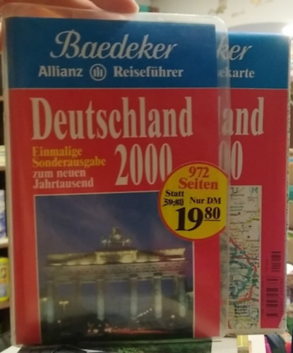 Baedeker Allianz Reiseführer Deutschland 2000 - (Baedeker Allianz Útikönyv Németország 2000) - német nyelvű antikvár