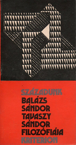 Balázs Sándor: Tavaszy Sándor filozófiája antikvár