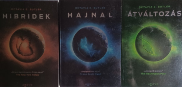 Octavia E. Butler: Xenogenezis-trilógia 1.-3. Hajnal,  Átváltozás,  Hibridek antikvár