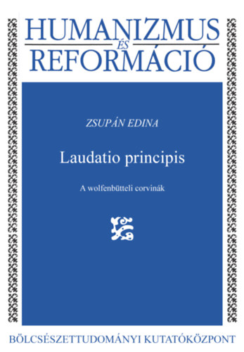 Zsupán Edina: Laudatio principis könyv