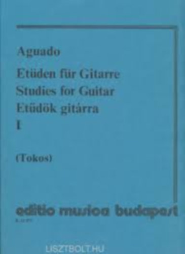 Dionisio Aguado: Etűdök gitárra I-II antikvár