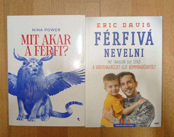 Eric Davis, Nina Power: 2 könyv a fiúkról/férfiakról és nevelésükről: Férfivá nevelni, Mit akar a férfi? antikvár