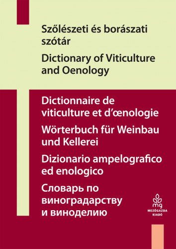 Szőlészeti és borászati szótár könyv