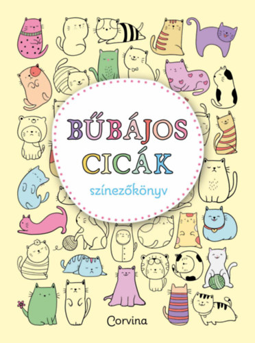 Bűbájos cicák - Színezőkönyv könyv