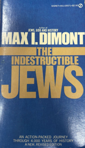 Max I. Dimont: The Indestructible Jews antikvár