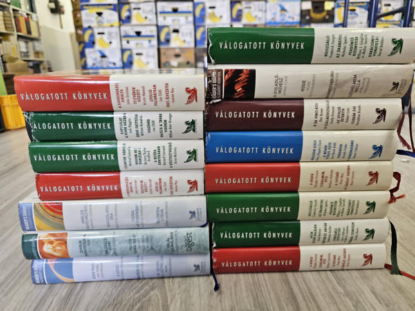 John Grisham, Lee Child, Jack Higgins, Bernard Cornwell, Michael Connely, Robert Ludlum, James Patterson, Douglas Preston, Cecelia Ahern, Frederick Forsyth, Nicholas Sparks, David Baldacci, stb...: 15db Reader's Digest kötet, KÖNYVMENTŐ AJÁNLAT! antikvár