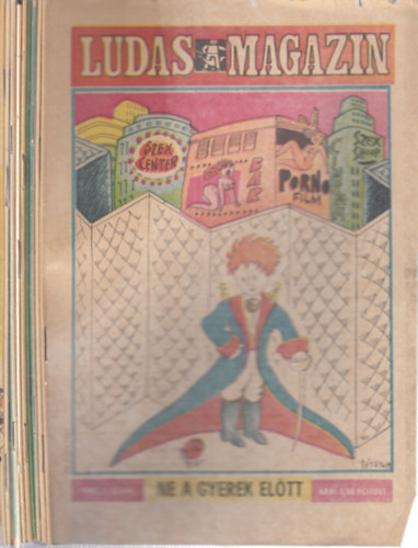 Árkus József (főszerk.): 9 db. Ludas magazin 1982. (hiány: március, május, szeptember) + Nyári örömök antikvár