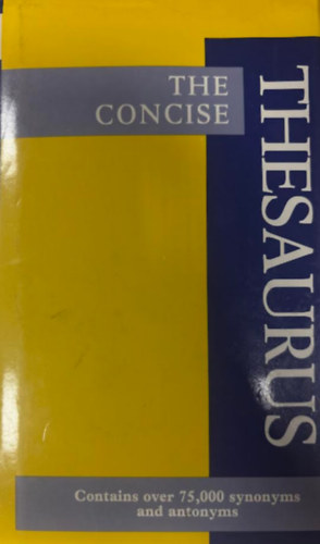 The concise Thesaurus antikvár