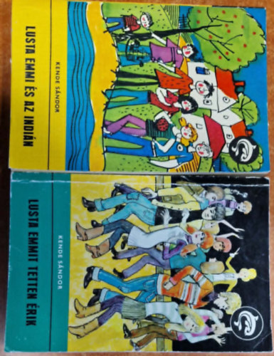 Kende Sándor: Lusta Emmi és az indián + Lusta Emmit tetten érik (2 kötet) antikvár