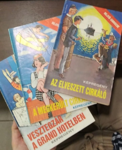 Cs. Horváth Tibor, P. Howard (Rejtő Jenő): 3 db képregény: Az elveszett cirkáló+A megkerült cirkáló+Vesztegzár a Grand Hotelben antikvár