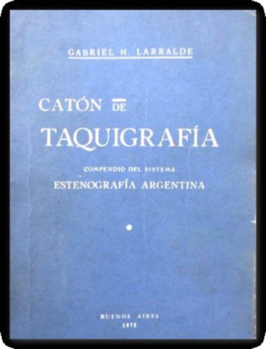 Catón de taquigrafía antikvár