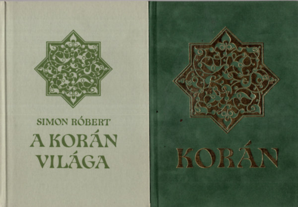Simon Róbert (ford.): Korán - A Korán világa I-II. (bársony kötésben, tokban) antikvár