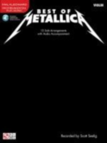 Best of Metallica for Violin: 12 Solo Arrangements Book/Online Audio idegen