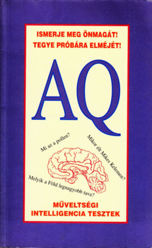 Könyvmíves Könyvkiadó: AQ- Műveltségi intelligencia tesztek antikvár
