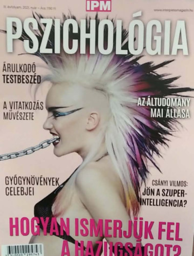 Varga Miklós (főszerk.): IPM Pszichológia magazin - III. évf., 2021. nyár antikvár
