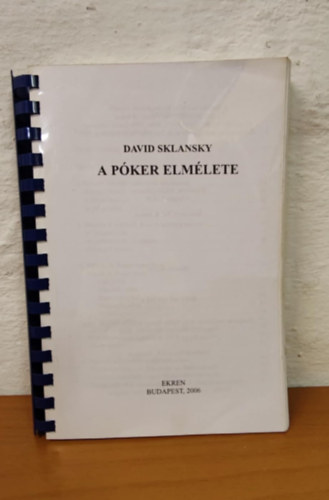 David Sklansky: A póker elmélete antikvár